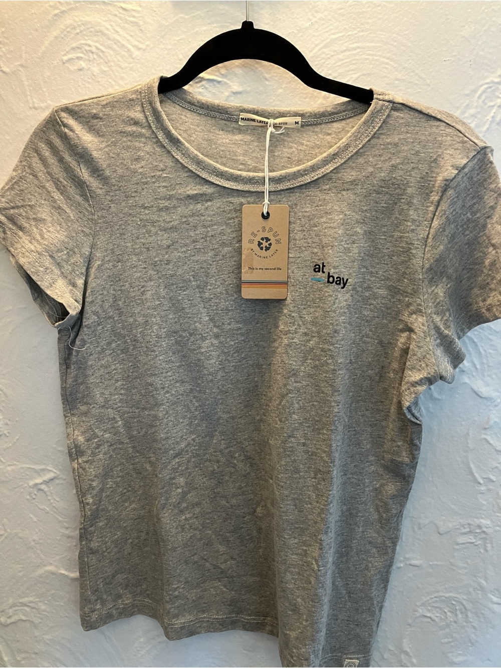 Marine Layer Grey Re-Spun Tag Tee